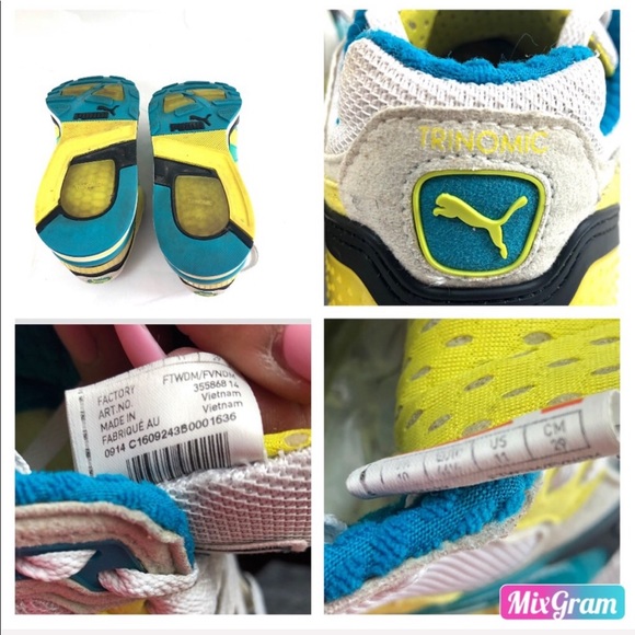 Puma Trinomic White trainers Sneakers 11 - Picture 8 of 8